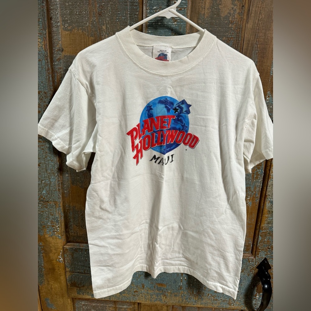 Vintage 90's Planet Hollywood Maui T-shirt Medium Made in USA